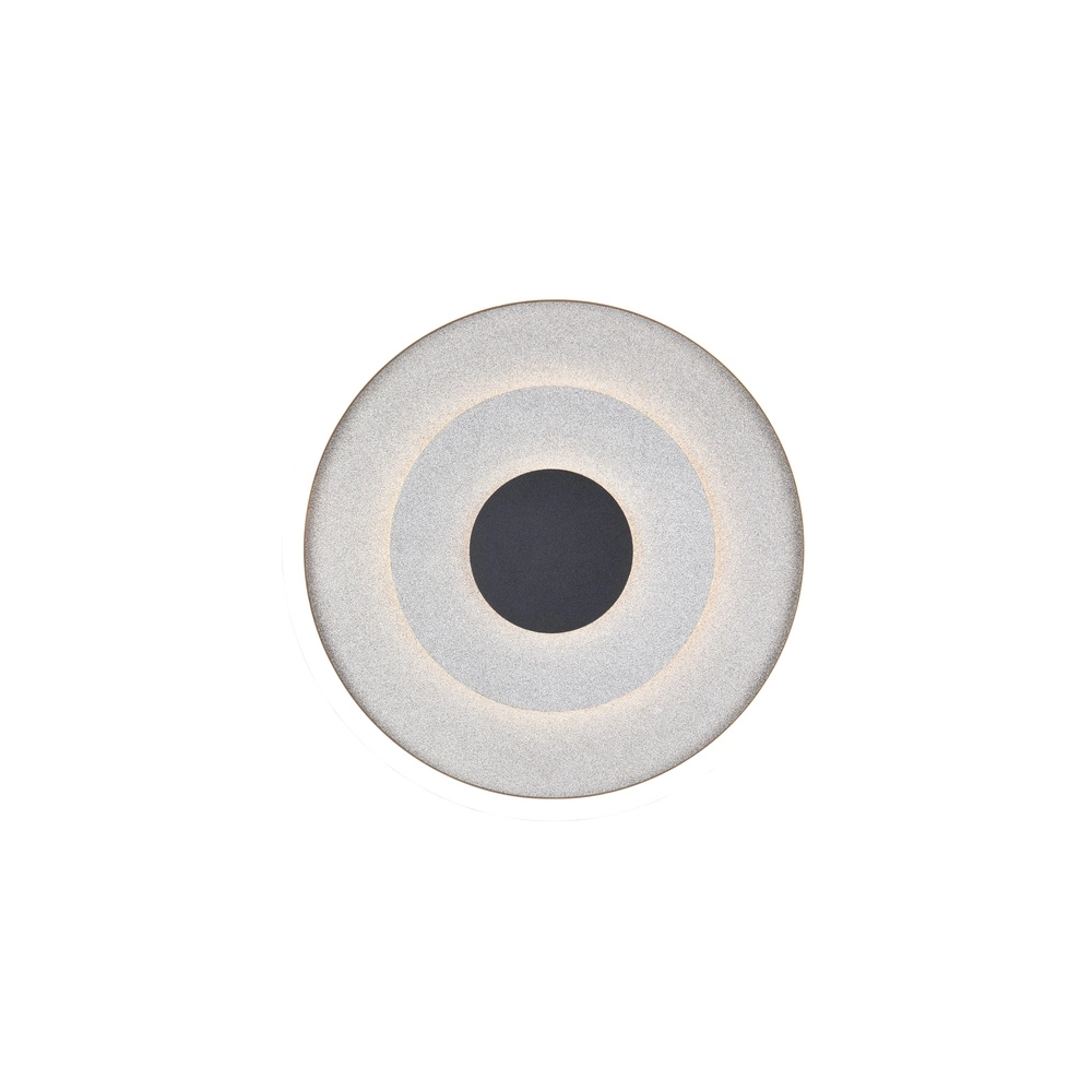 Lampe de plafond Yomo Rond noir Trio 4017807704457