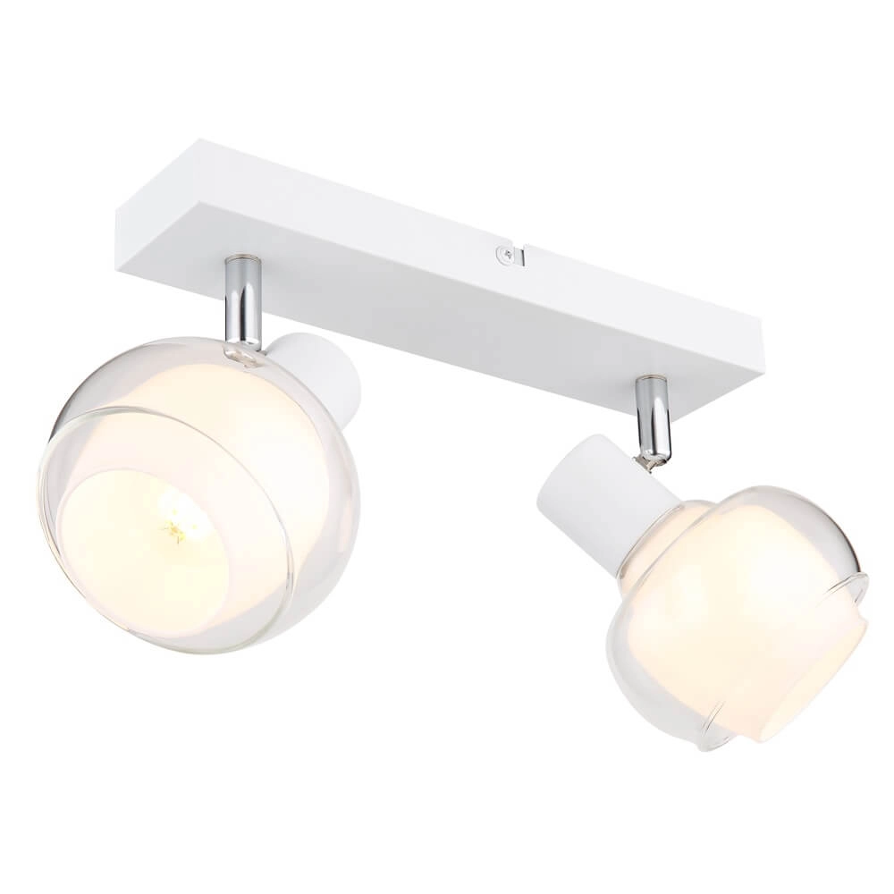 Plafonnier blanc Tokki 2 lumières