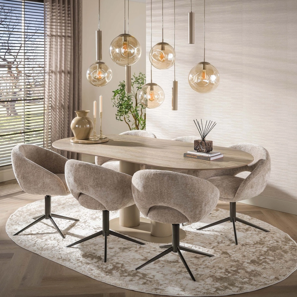 Lampe de plafond à design Stellar Sienna Brown Lyora 8716803515093