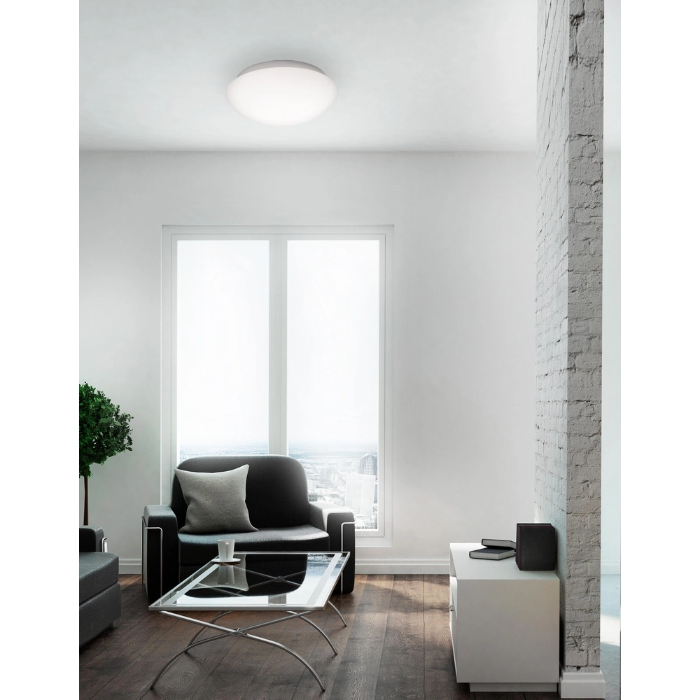 Plafonnier Brest Ø 38cm blanc Lyora 5212017411761