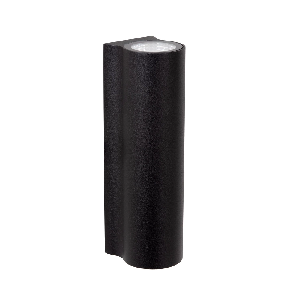 Lampe murale de conception Akra haut et bas noir IP54
