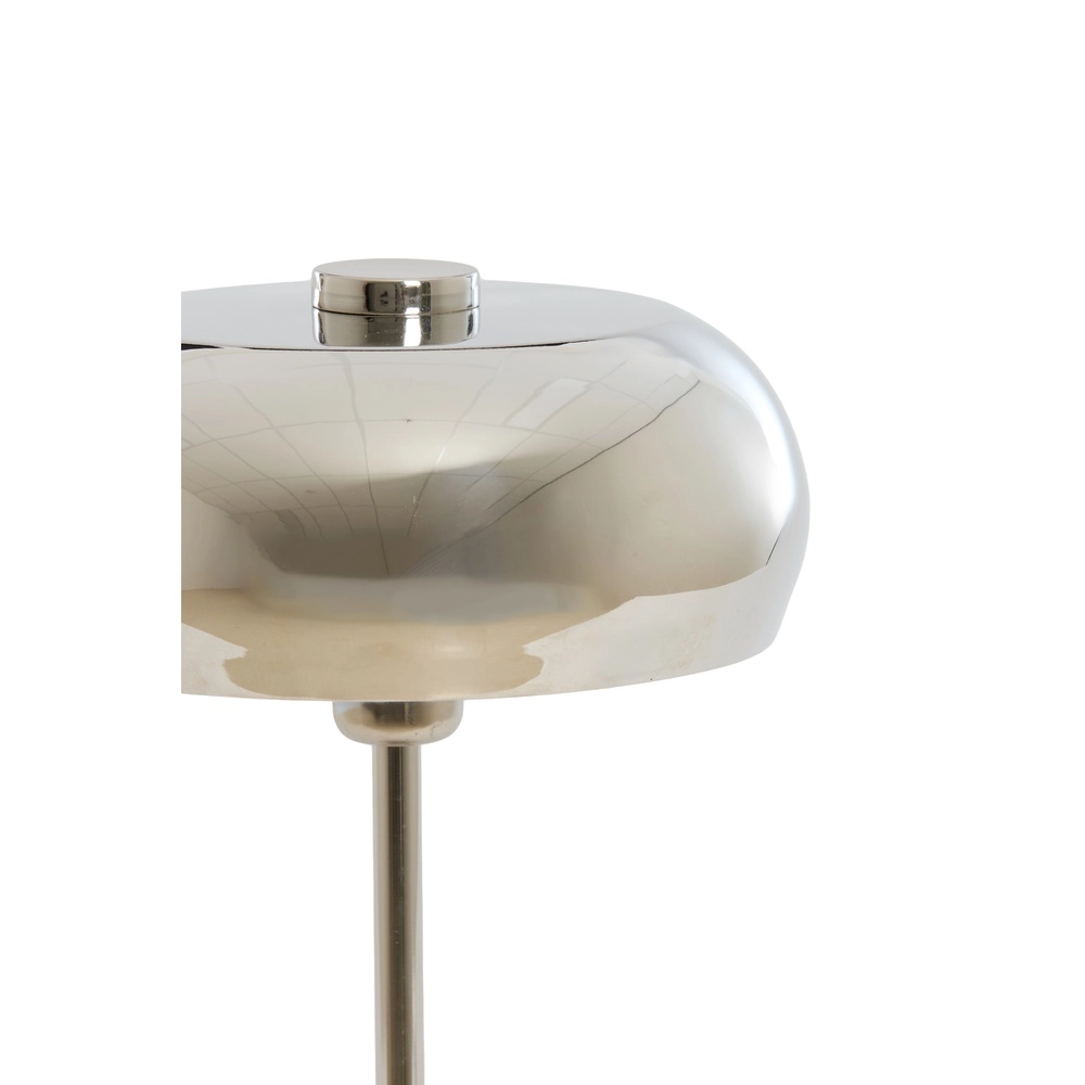 Lampe de table Surin Ø 23cm - nickel brillant Light & Living 8717807743451
