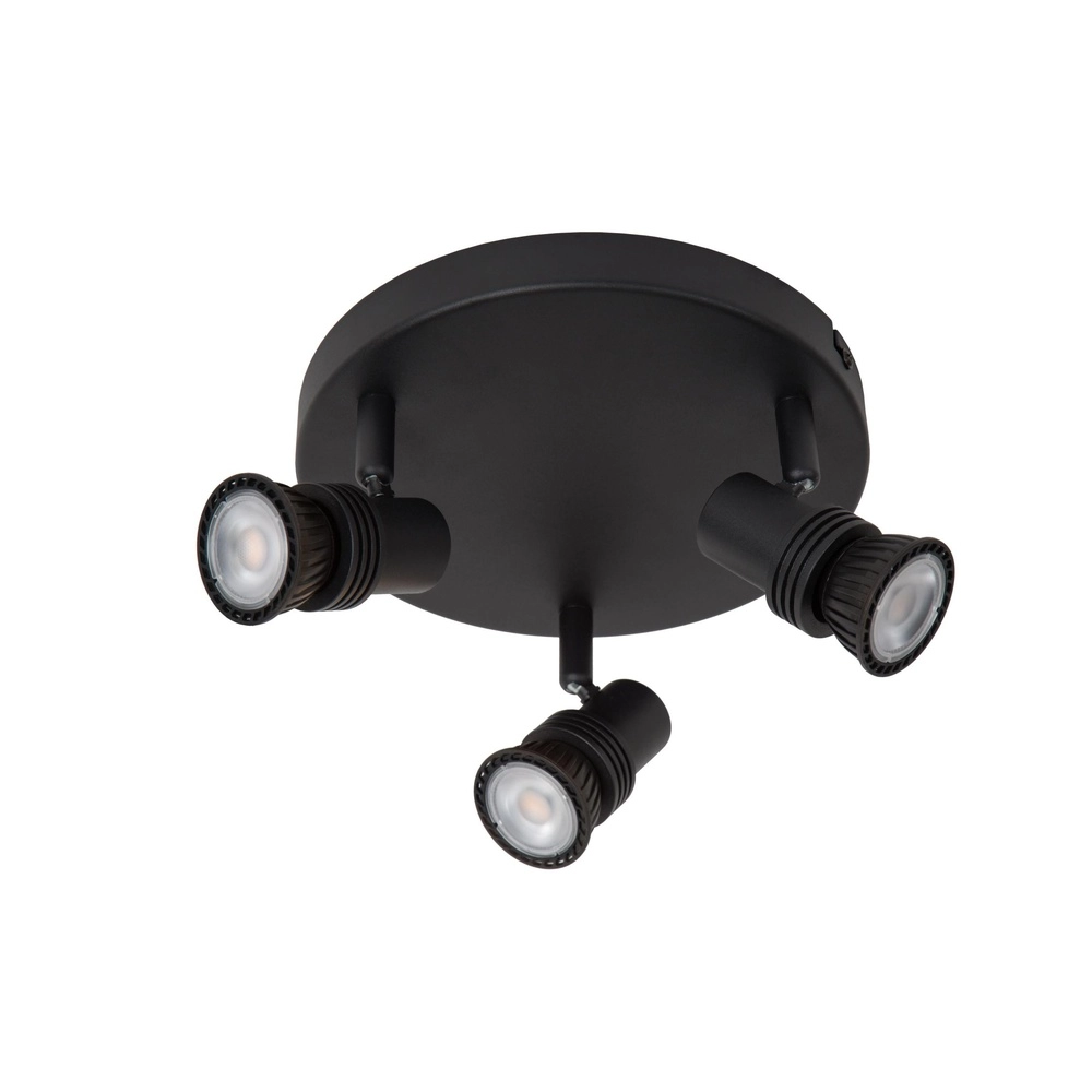 Projecteur de plafond Kianti Noir à 3 lumières