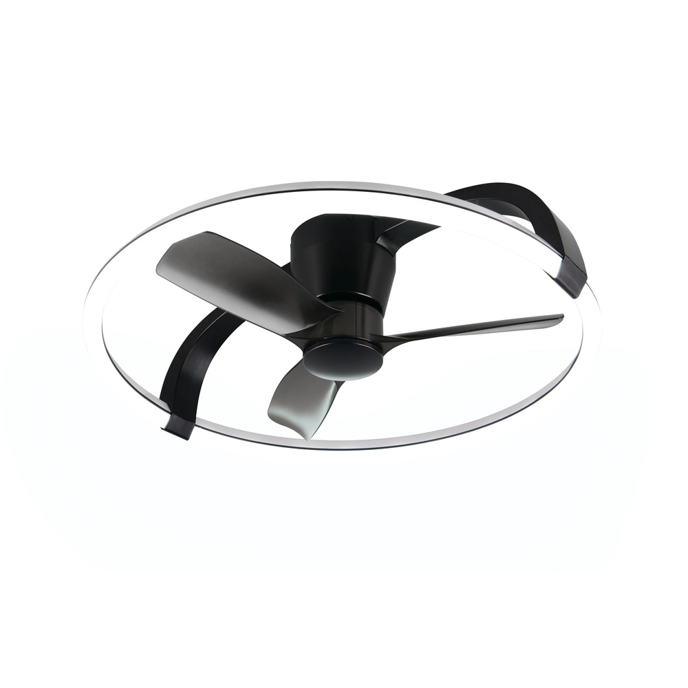 Ventilateur de maison intelligente Stockholm noir Ø 73,5 Tuya Trio 4017807693133