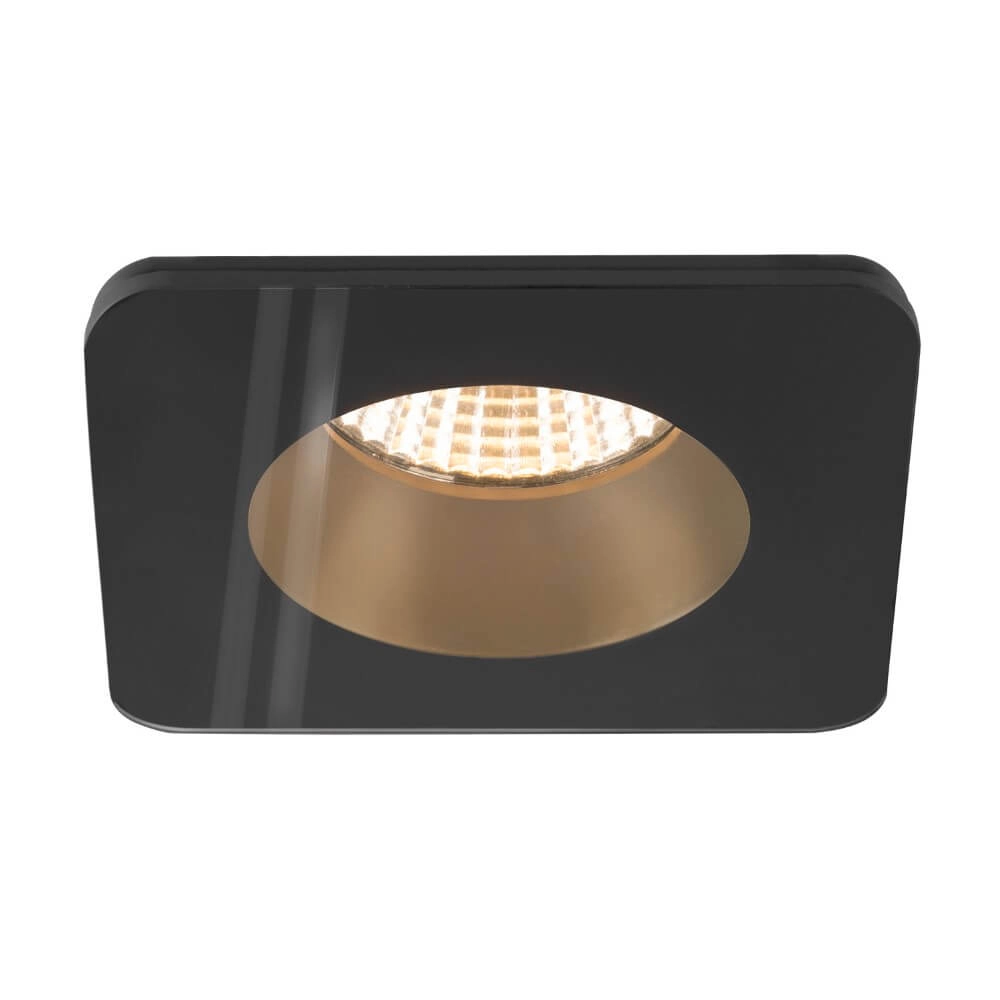 Anneau de montage New Tria 68 IP65 carré noir - sans raccord SLV 4024163276511