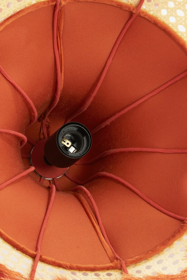 Suspension Tiffany Mizia orange Ø 40cm Light & Living 8717807758523