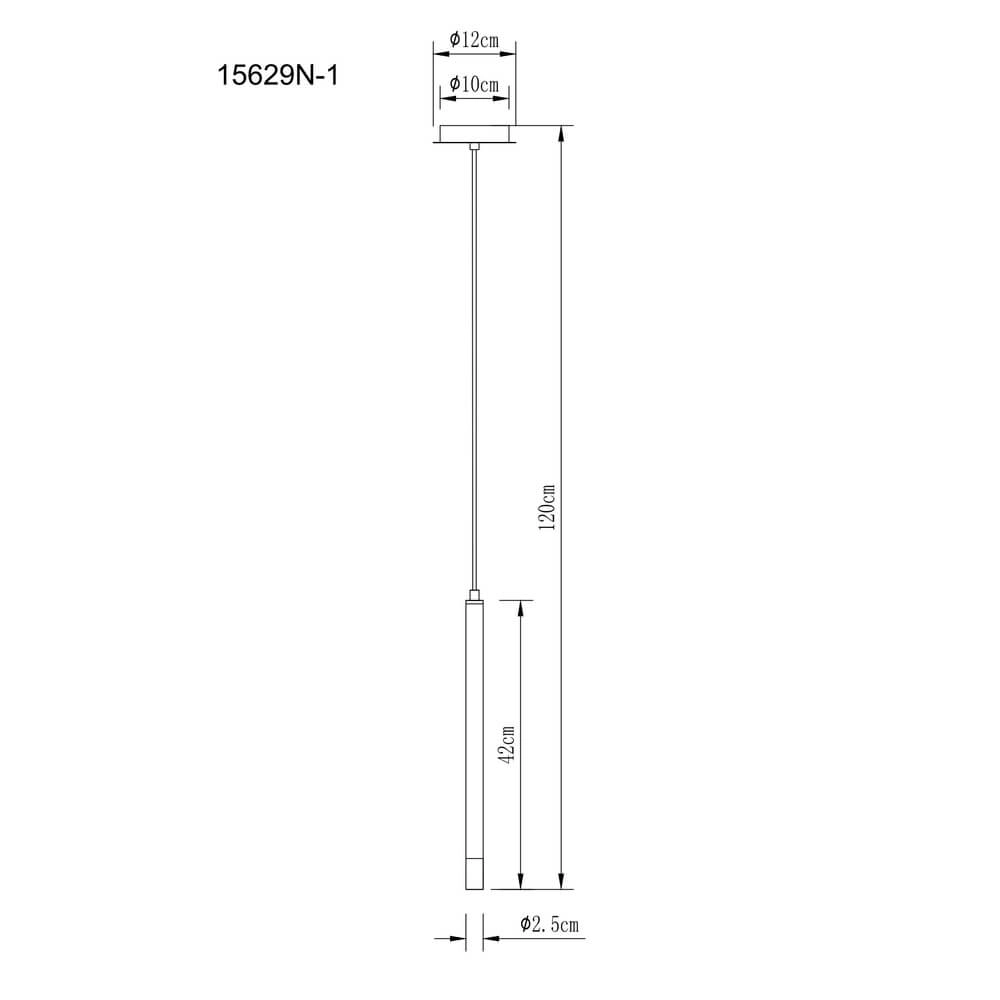 Suspension design Ryan 1 nickel clair Globo 9007371481040