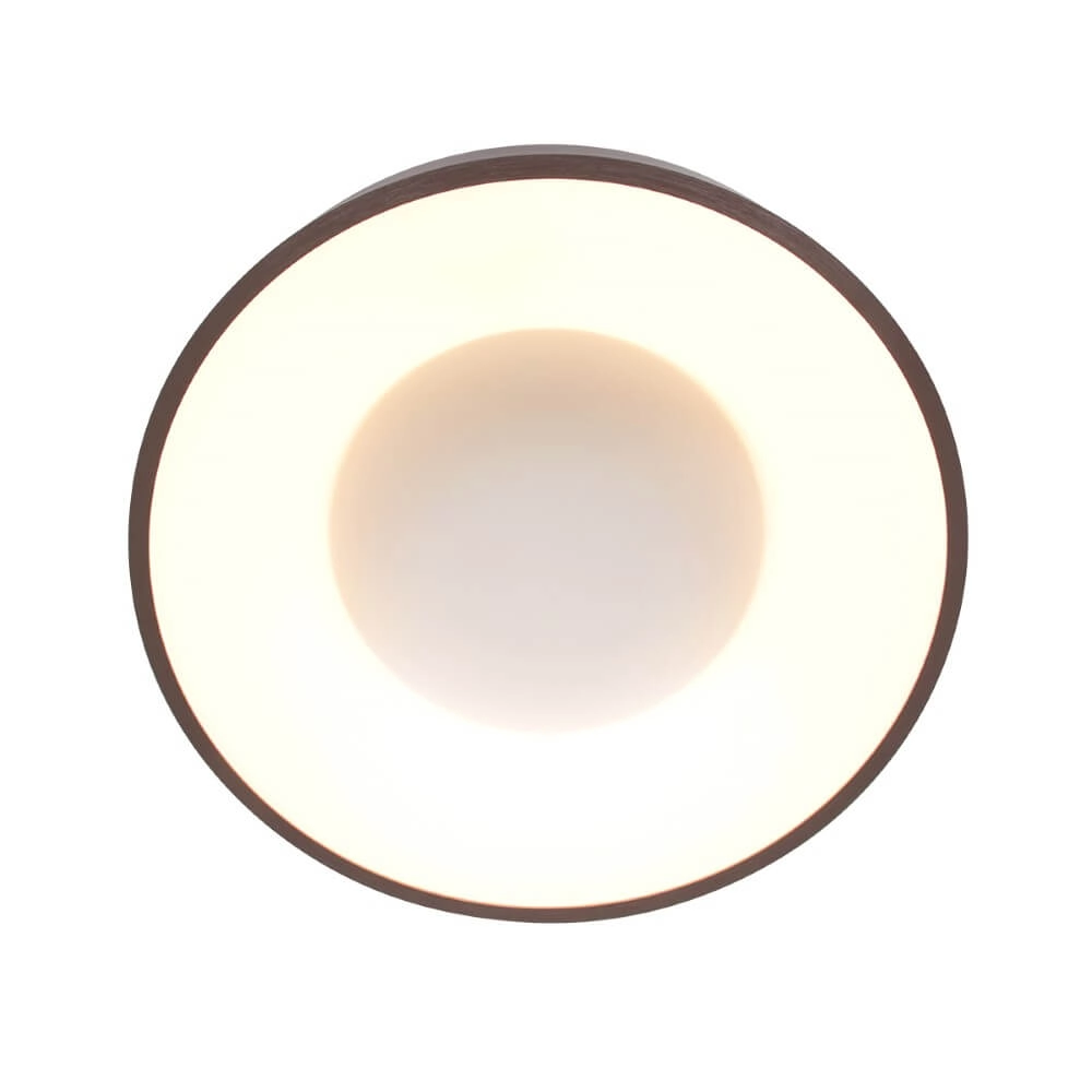 Plafonnier LED en bronze Ringlede Ø 38 cm Steinhauer 8712746167405