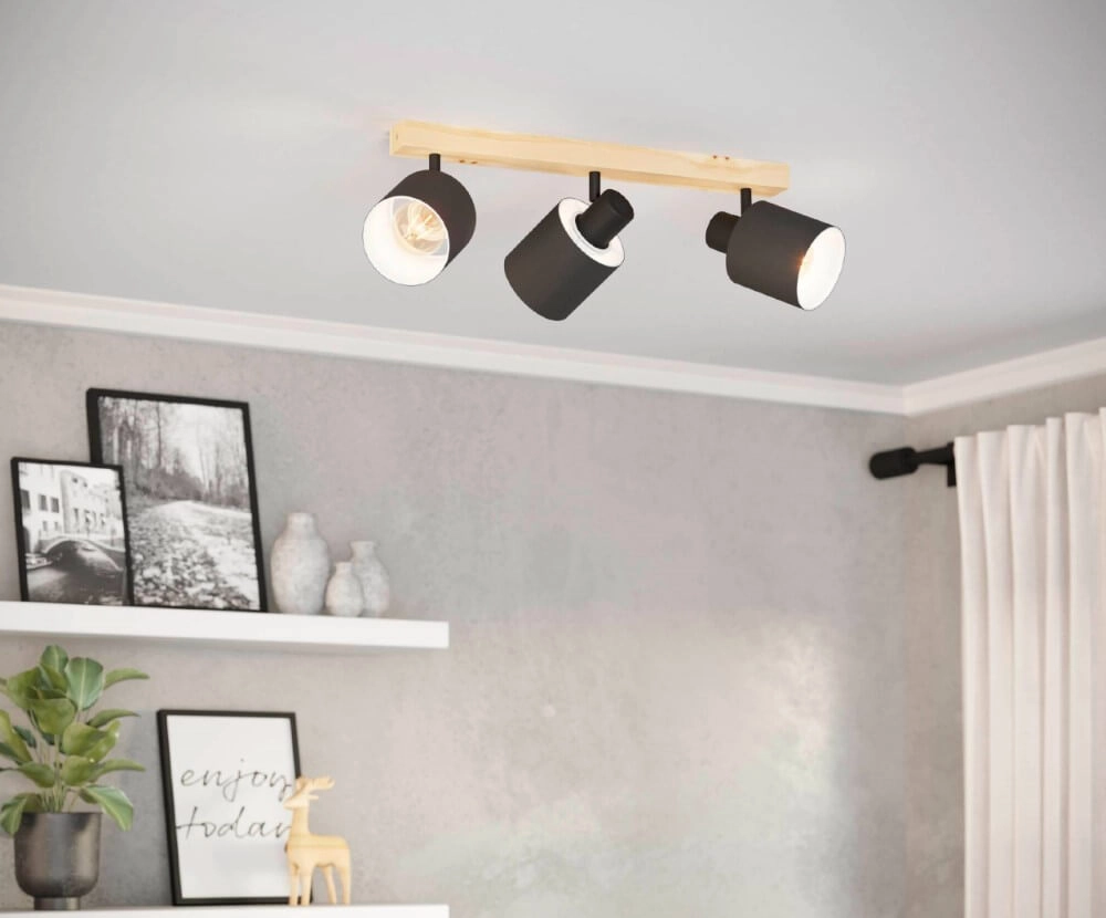 Plafonnier en bois Batallas Eglo 9002759994914