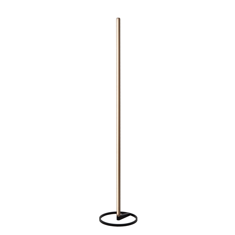 Lampe sur pied LED de 155 cm Braga Champagne