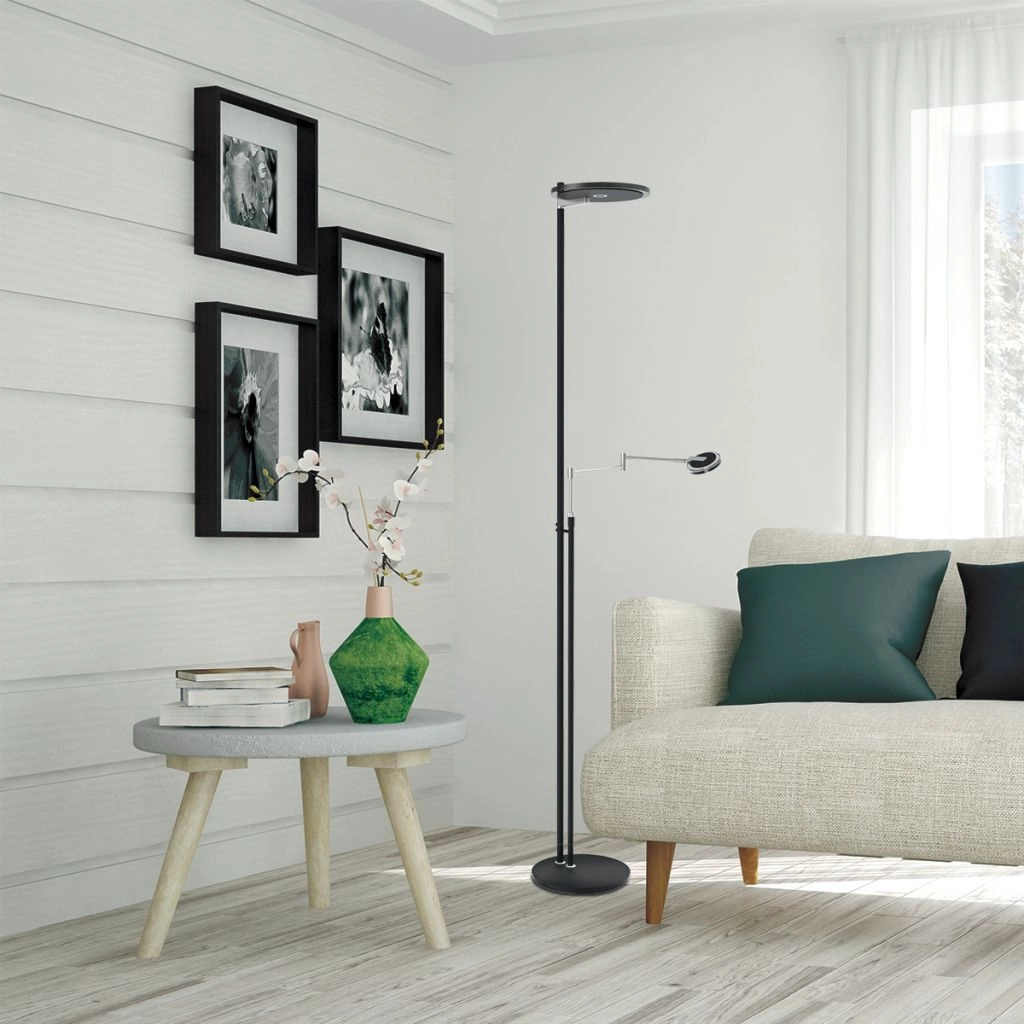 Lampe de lecture moderne Turound Noir Steinhauer 8712746132106