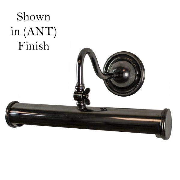 Lampe de peinture rurale Blenheim Picture cuivre antique (ant) Limehouse