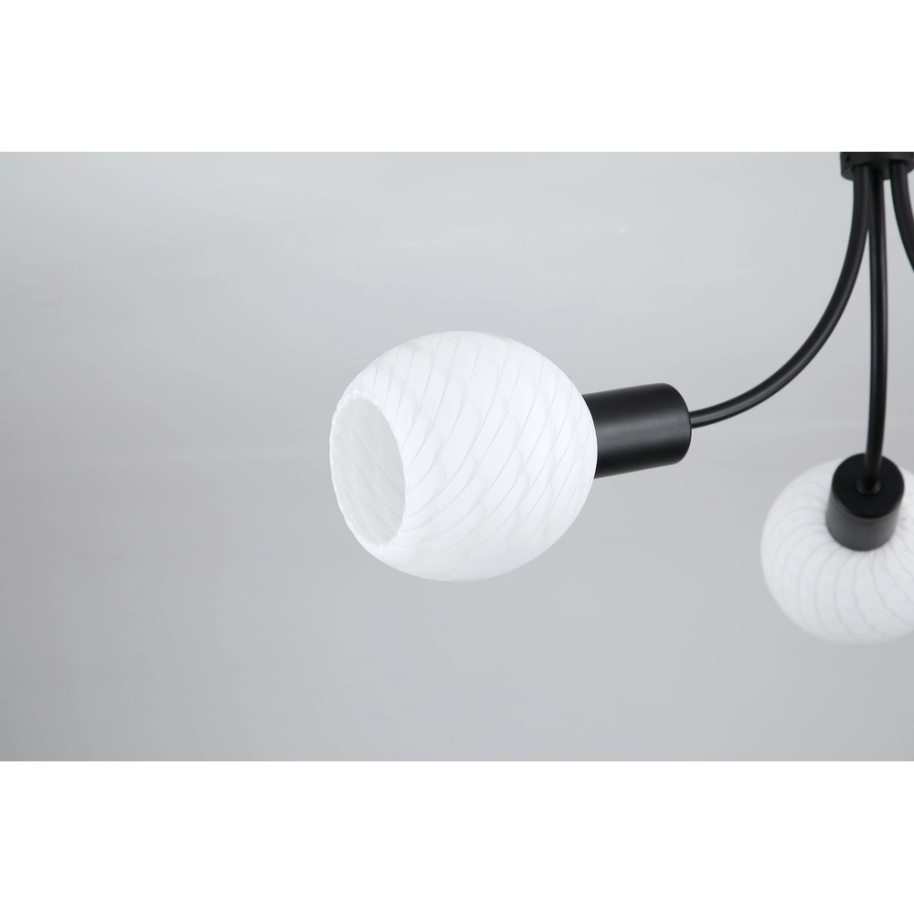 Plafonnier Nova noir 3 lumières Searchlight 5053423301297
