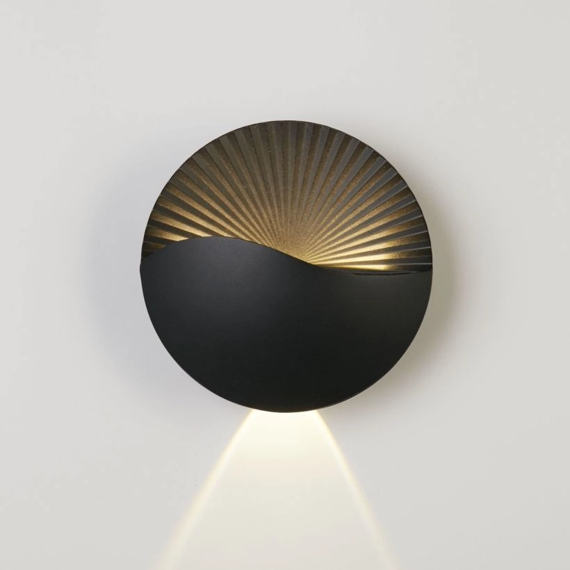 Applique murale moderne Sunrise noir Applique murale moderne Sunrise noir