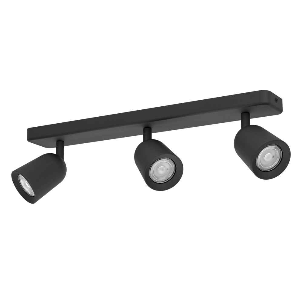 Spot monté en surface Camaldoli 3 lumières noir