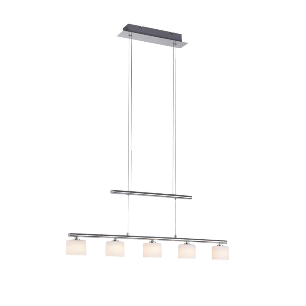 Lampe suspendue 5 lumières Hydra métal