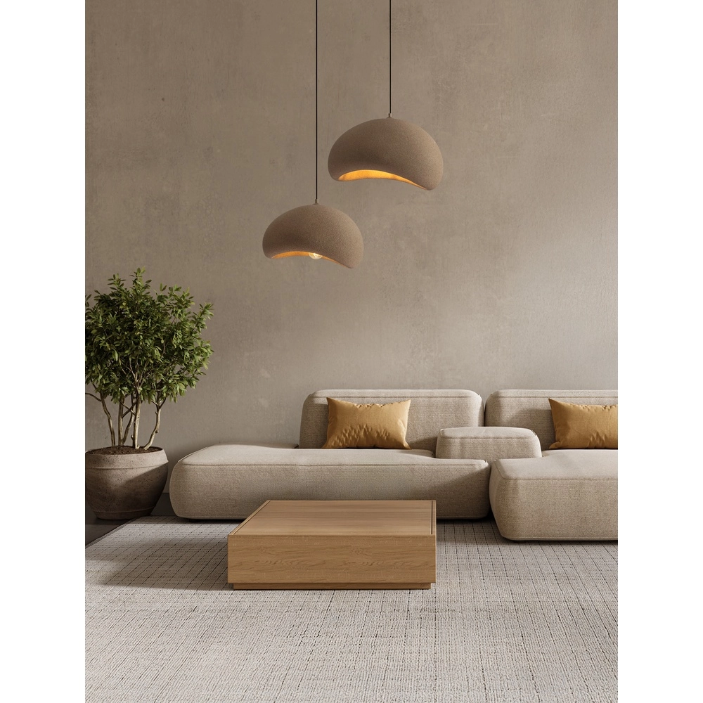 Suspension naturelle Aere marron 50cm Lyora 5212017476722