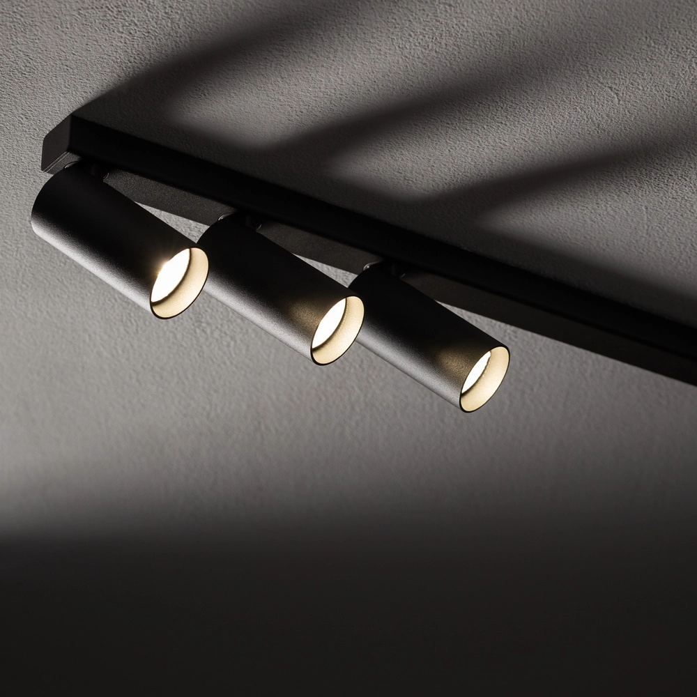 Spot monté en surface 7x GU10 Fourty Gris foncé Lyora 5903139114707