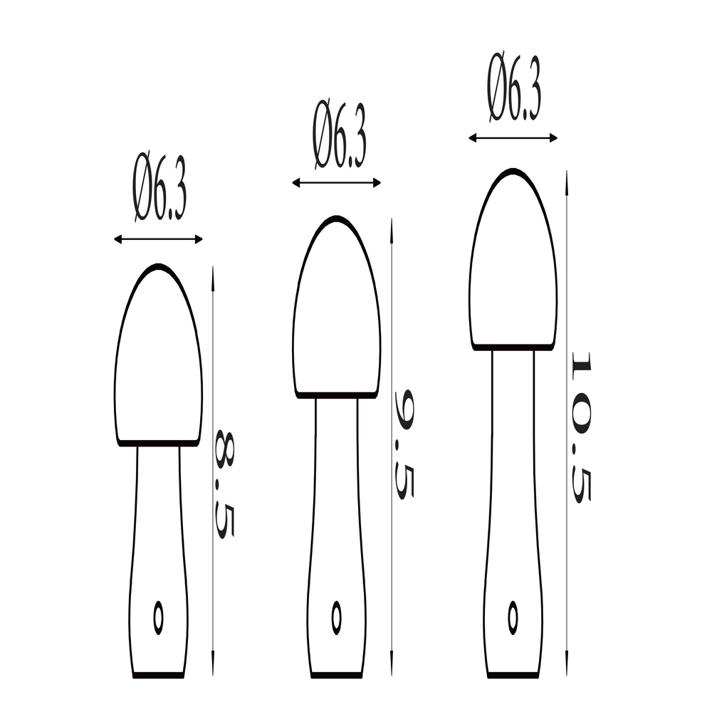 Lot de 3 lampes de table Asher Bois de champignon Searchlight 5053423297729
