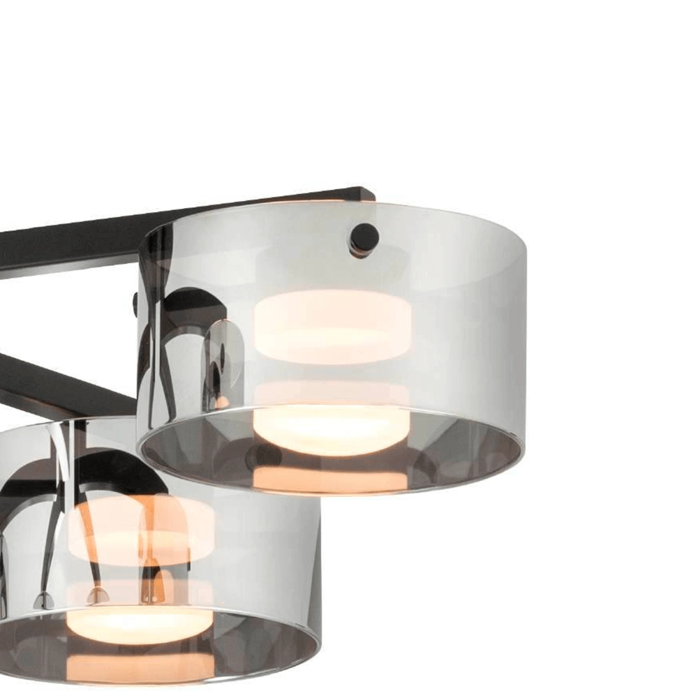 Plafonnier avec verre fumé Copillos Stars of Light 9002759398743