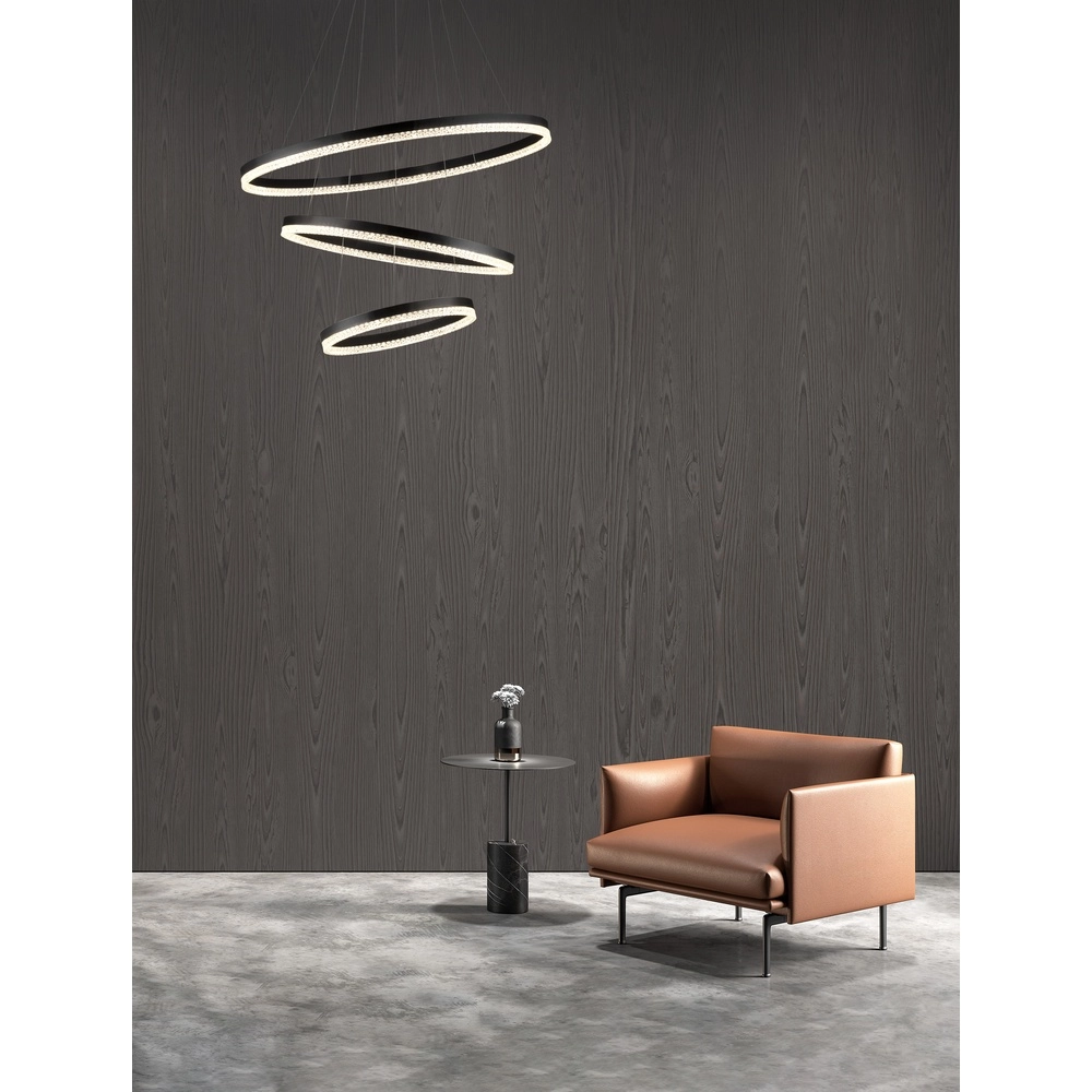 Suspension Adria noir Ø 80cm Suspension Adria noir Ø 80cm