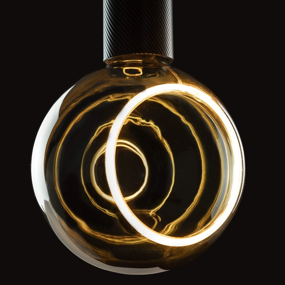 Source lumineuse de conception Floating fumée - 6W - E27 - 260lm - 1900K - Ø 15cm - 90gr