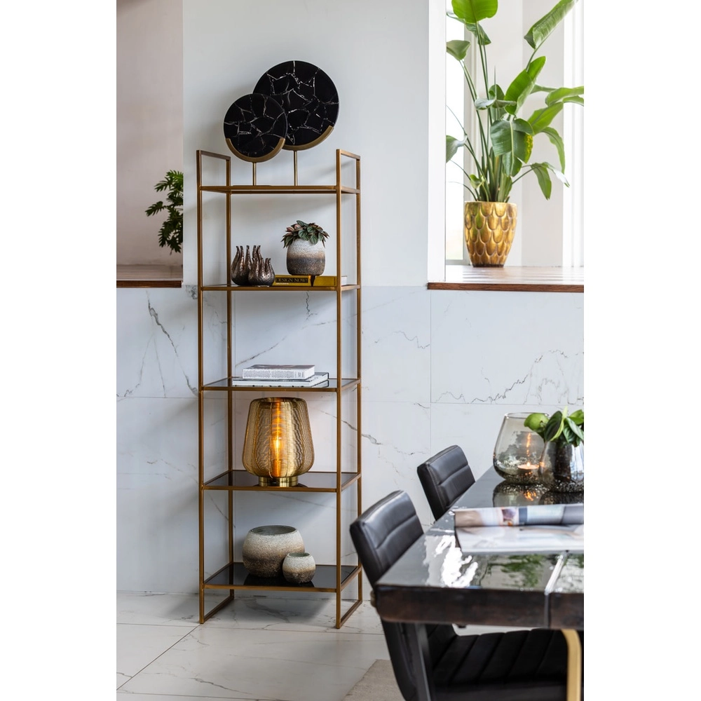 Lampe de table dorée Adeta Ø 29cm Light & Living 8717807600945