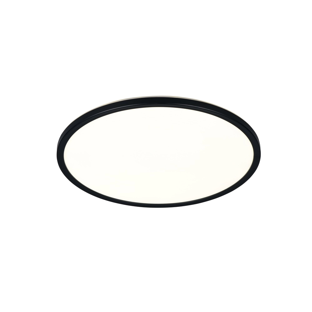 Éclairage de plafond rond Emra noir Ø 42cm Trio 4017807704150