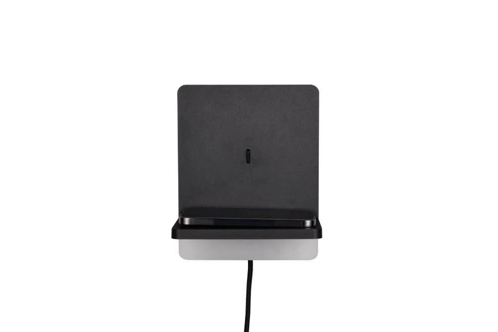 Applique LED pour chambre à coucher Fairfield noir Trio 4017807614787