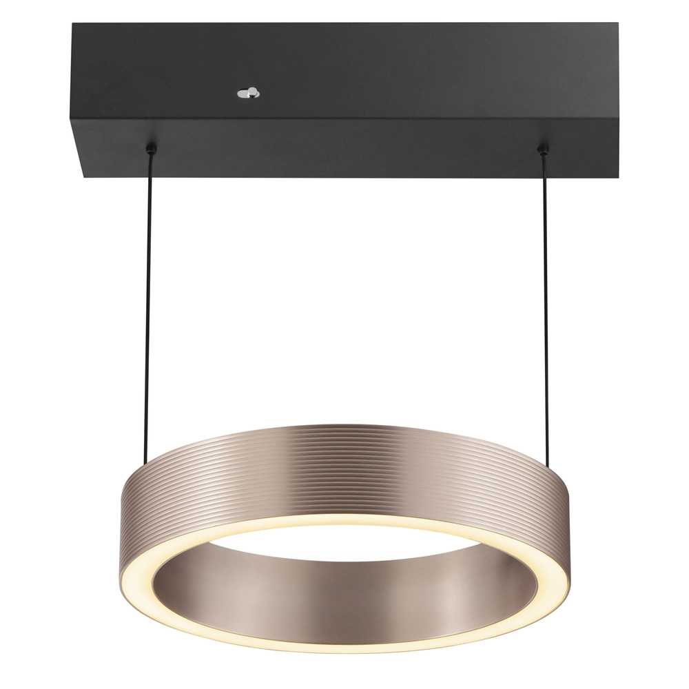 Lampe pendante de conception Axion Noir avec brun Brilliant 4004353477188