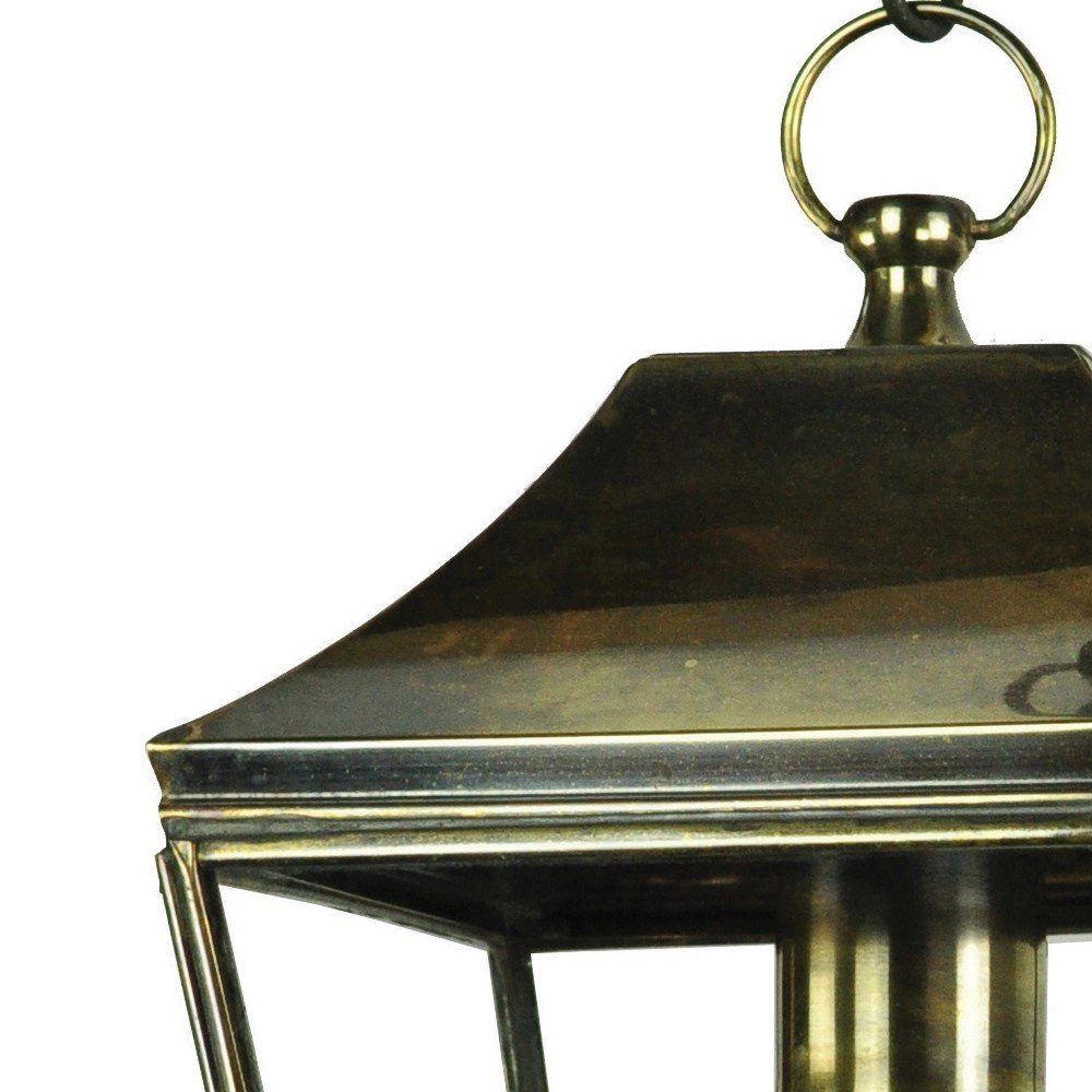 Lampe suspendue rurale Knightbridge 37cm - cuivre antique (ant) Limehouse