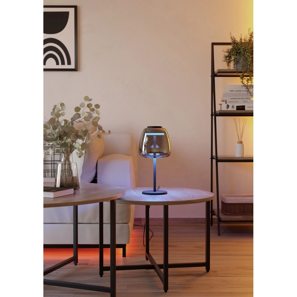 Lampe de table Alfero-Z Smoke Glass - Contrôle par application Eglo 9008606312863