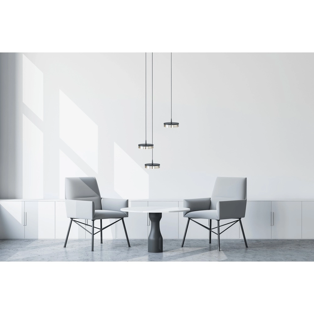 Lampe pendante à 3 lampes Imperia Ø 35 cm de nickel noir Masterlight 8718121348780