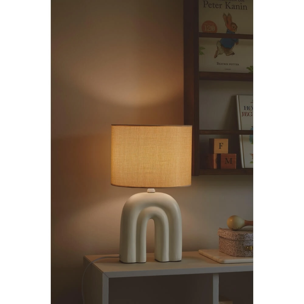 Lampe de table tendance Haze brun sable Nordlux 5704924018770