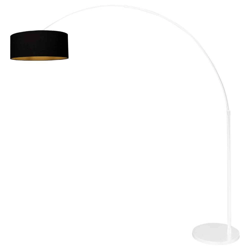 Lampe à arc Sparkled Light blanc avec capuche noire Steinhauer 8712746175523