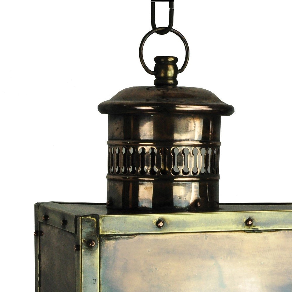 Lampe suspendue antique Freigther cuivre antique (ant) Limehouse