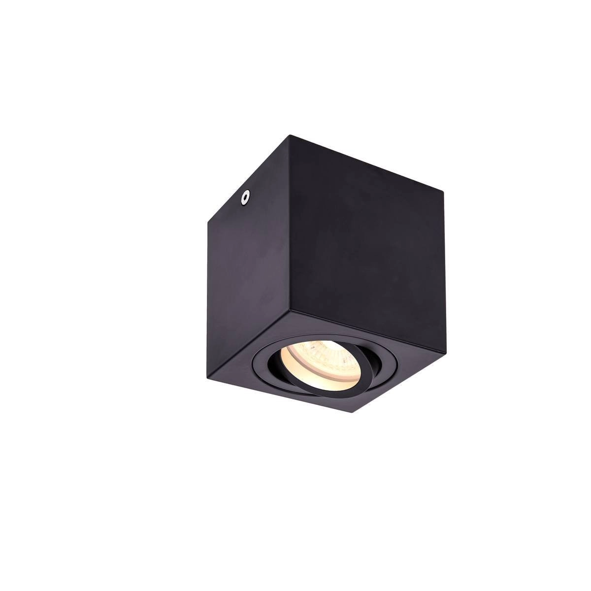 Lampe de plafond Triledo GU10 8,5 cm noir