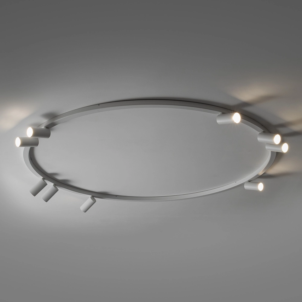 Projecteurs circulaires montés en surface Fourty 9x GU10 - blanc Lyora 5903139119511