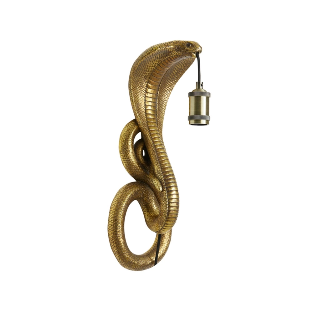 Lampe murale Snake bronze