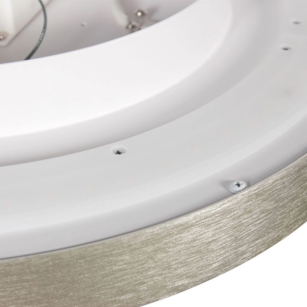 Éclairage de plafond moderne Flady Gris métal Ø30cm Steinhauer 8712746180992