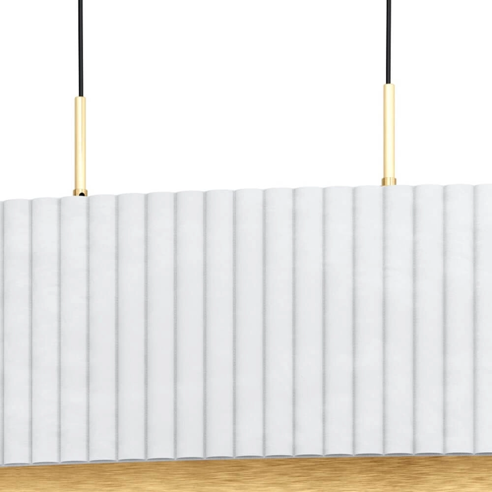 Lampe suspendue pour salle à manger Tamaresco blanc avec de l'or Stars of Light 9002759397647