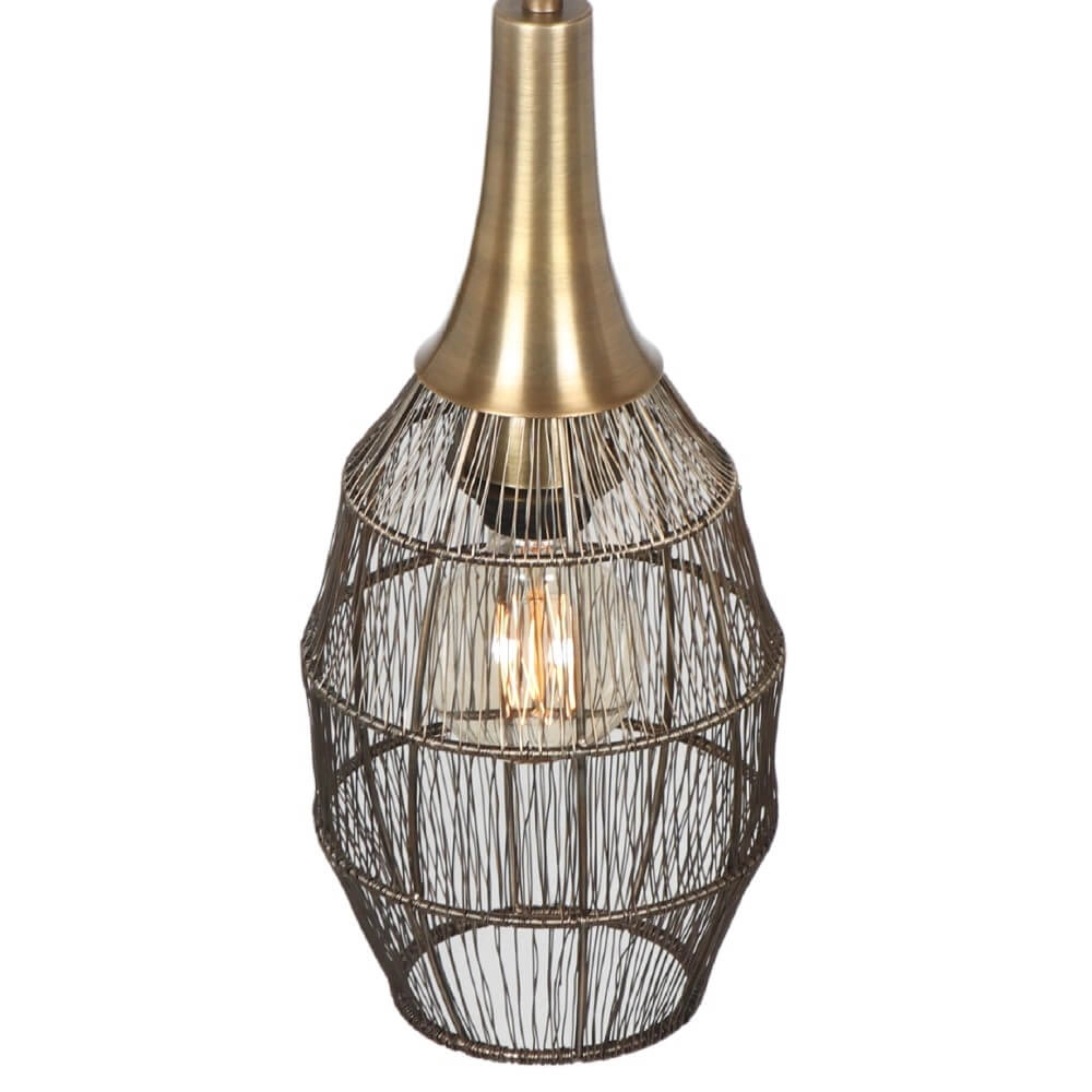 Lampe à suspension ovale Soraya Ø 26cm - bronze Trio 4017807617443