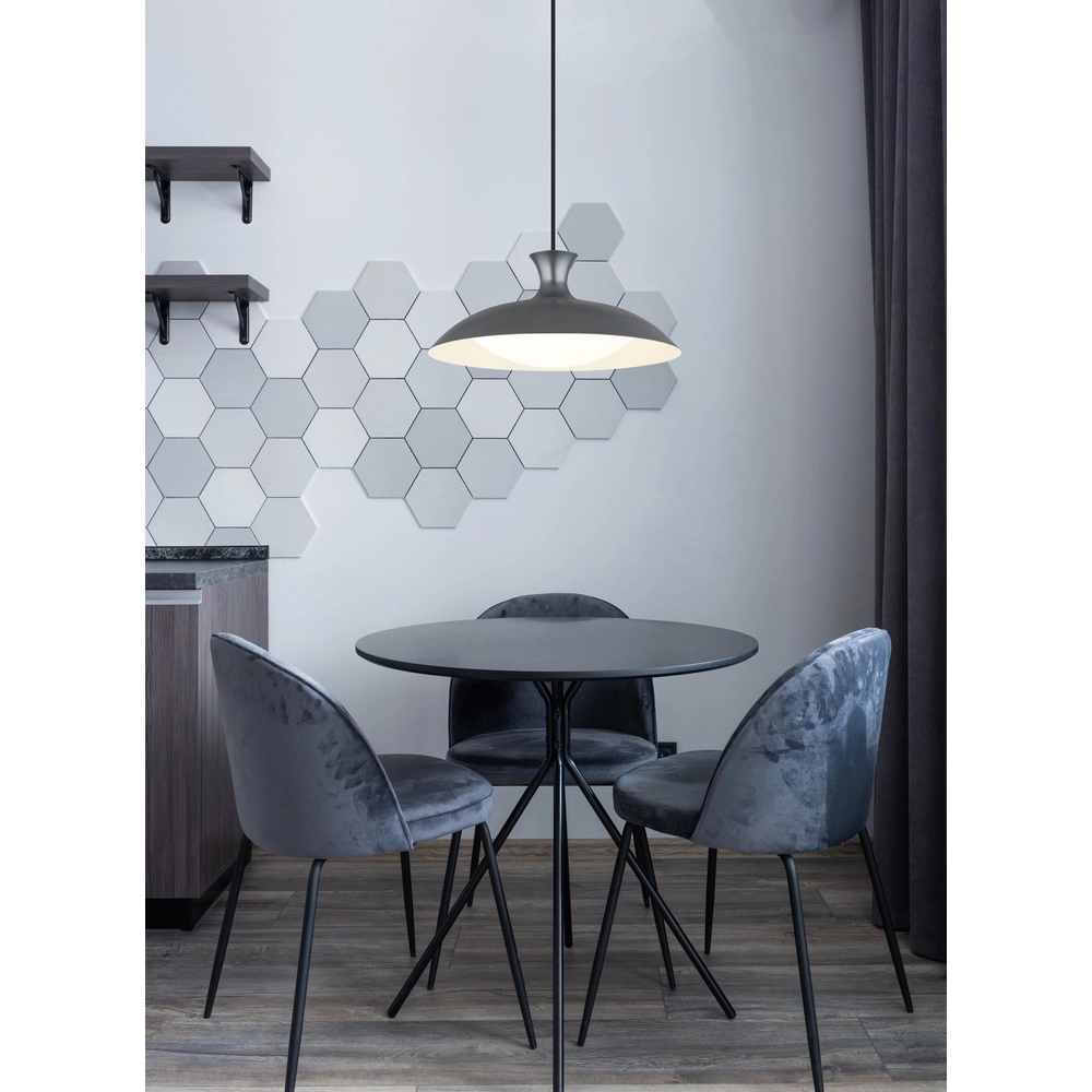 Lampe suspendue grise Rocha conception Ø 40 cm Globo 9007371533985