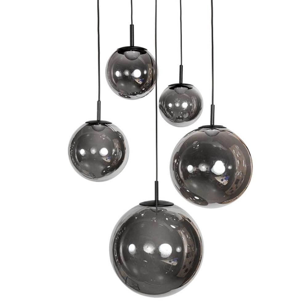 Suspension Vide Bollique noir 5 lumières Steinhauer 8712746177947