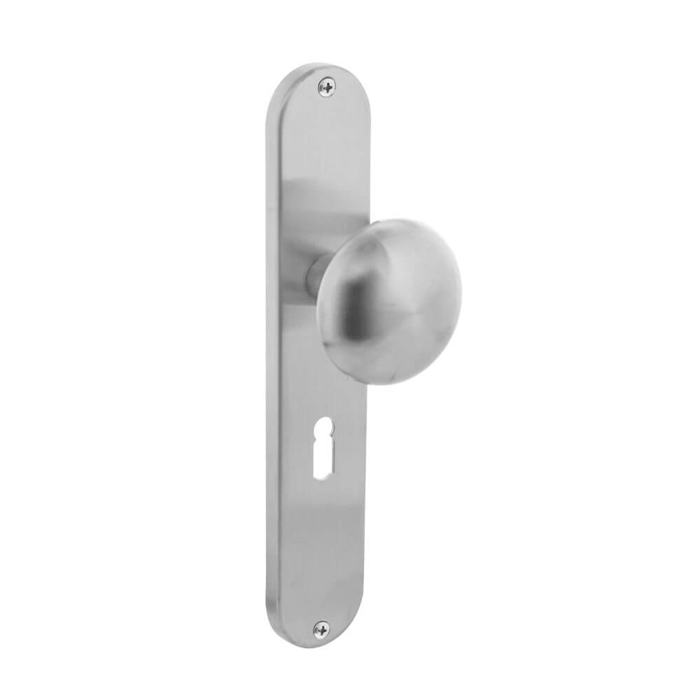 Poignée Paddenstoel Trou de serrure 56mm Acier inoxydable