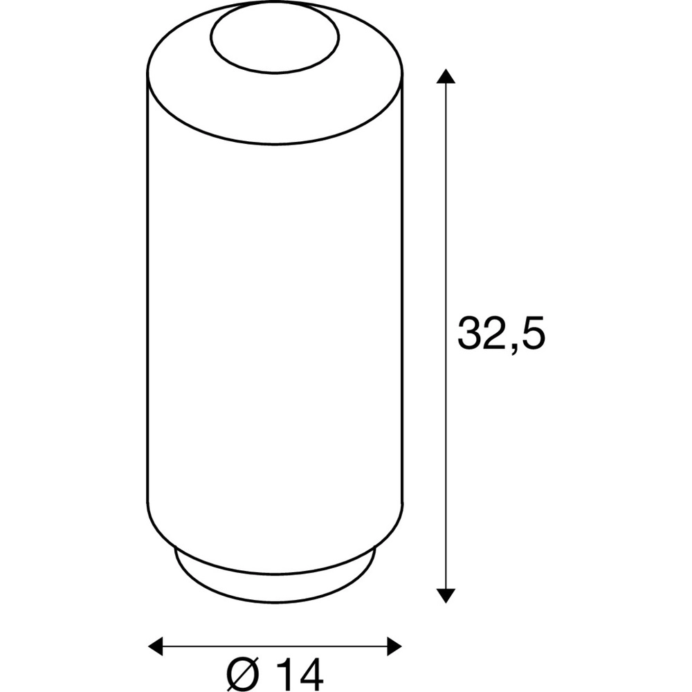 Lampe de table Pantilo Slim cuivre Ø 14cm SLV 4024163316781