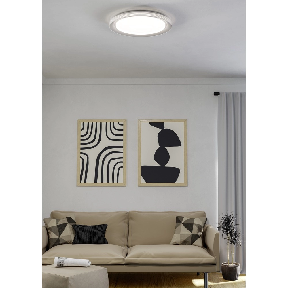 Éclairage de plafond Semovigo blanc Ø 50cm Eglo 9008606391820