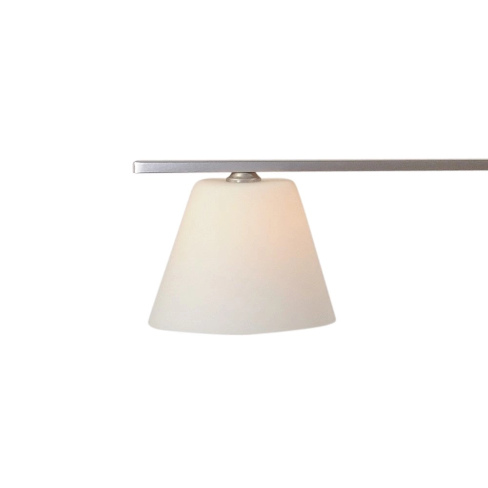 Lampe suspendue salle à manger Calabro Nickel à 4 ampoules Masterlight 8718121093635