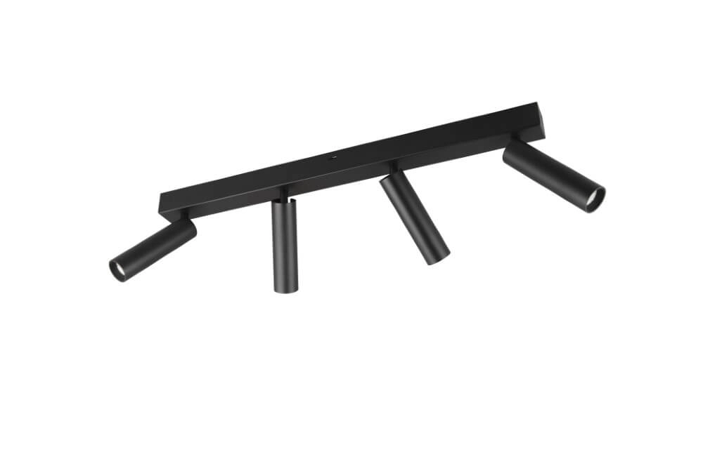 Spot de plafond fin Ambala 4x LED - noir Trio 4017807612653