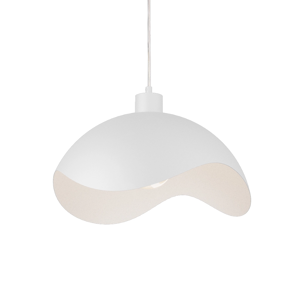 Lampe pendante de conception Volta Ø40cm - ondulé - blanc Masterlight 8718121395593